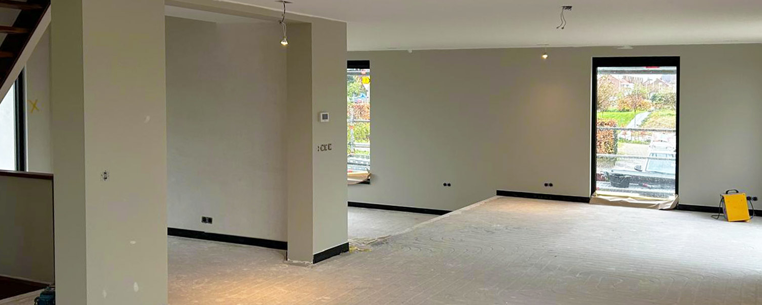 Binnen schilderwerk nieuwbouwwoning